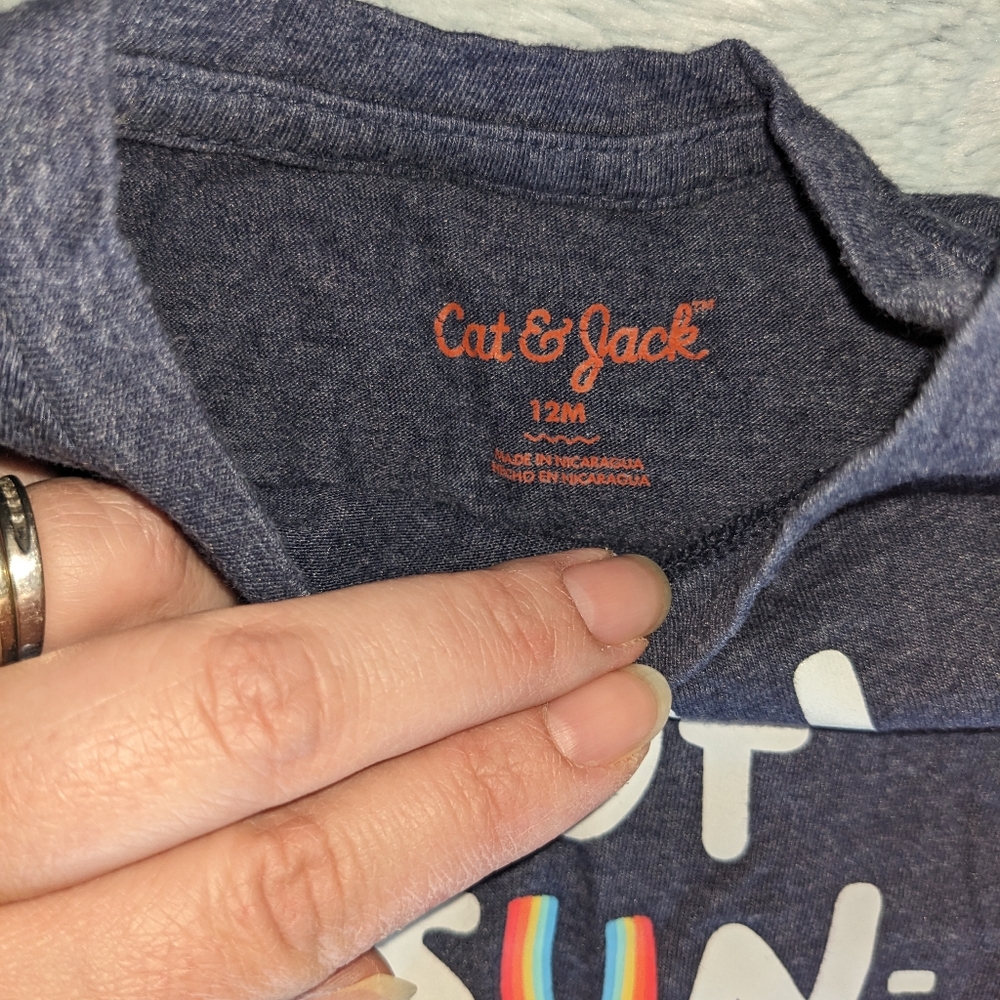 Cat & Jack Dark Blue Jeans - Picture 6 of 7